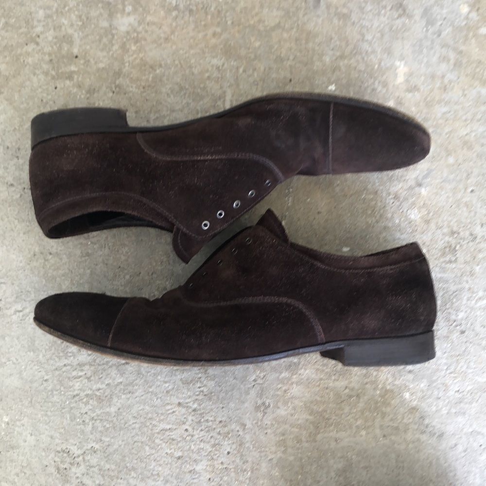 Prada Suede Oxfords - Picture 2 of 10